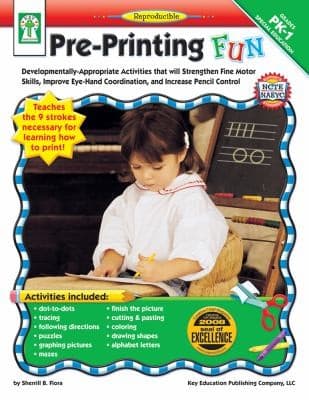 Tapa de Preprinting Fun Developmentally Appropriate Activities That Will Strengthen Fine Motor Skills Improve Eyehand Coordination And Increase Pencil Control