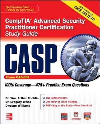 Tapa de Casp Comptia Advanced Security Practitioner Certification Study Guide Exam Cas001