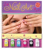 Tapa de Nail Art With 6 Bottles of Nail Paint