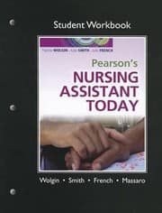 Tapa de Workbook For Pearsons Nursing Assistant Today First Edition
