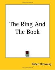Tapa de The Ring and the Book
