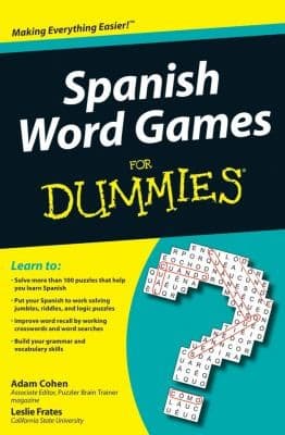 Tapa de Spanish Word Games For Dummies