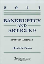Tapa de Bankruptcy And Article 9 Statutory Supplement 2011