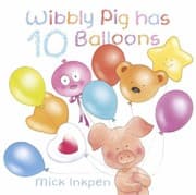 Tapa de Wibbly Pig Has 10 Balloons
