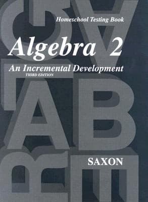 Tapa de Homeschool Testing Book For Algebra 2
