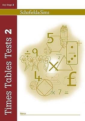 Tapa de Times Tables Tests Book 2