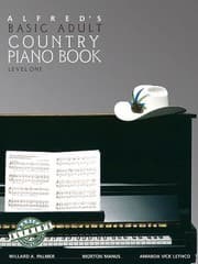 Tapa de Alfreds Basic Adult Piano Course Country Songbook Book 1