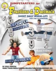 Tapa de Jumpstarters For Fractions Decimals Short Daily Warmups For The Classroom