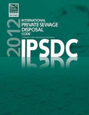 Tapa de International Private Sewage Disposal Code 2012