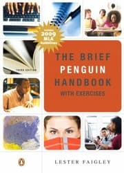 Tapa de The Brief Penguin Handbook With Exercises Mla Update