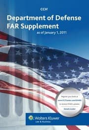Tapa de Department of Defense Far Supplement Dfars as of January 1 2011