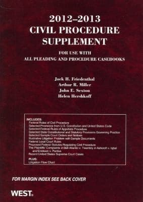 Tapa de 20122013 Civil Procedure Supplement