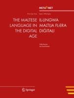 Tapa de The Maltese Language In The Digital Age Il Lingwa Maltija Flera Diitali
