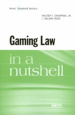 Tapa de Gaming Law In A Nutshell