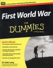Tapa de First World War For Dummies