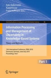 Tapa de Information Processing And Management Of Uncertainty In Knowledgebased Systems