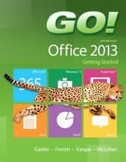 Tapa de Go With Microsoft Office 2013 Getting Started