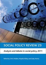 Tapa de Analysis And Debate In Social Policy 2011