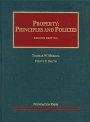 Tapa de Property Principles And Policies