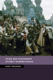 Tapa de Crime and Punishment in Early Modern Russia
New Studies in European History
