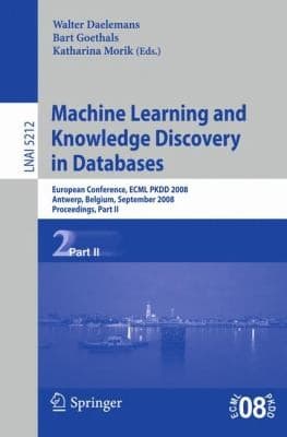 Tapa de Machine Learning And Knowledge Discovery In Databases