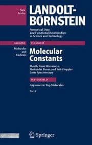 Tapa de Molecular Constants Of Asymmetric Top Molecules
