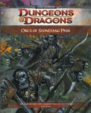 Tapa de Dungeons Dragons Orcs Of Stonefang Pass