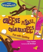 Tapa de Cheese Please Chimpanzees Fun With Spelling