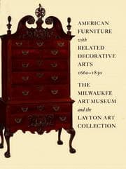 Tapa de American furniture with related decorative arts, 1660-1830