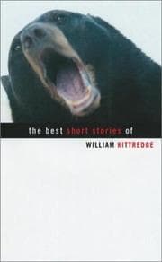 Tapa de The Best Short Stories of William Kittredge
