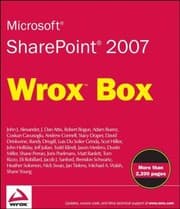 Tapa de Microsoft Sharepoint 2007 Wrox Box