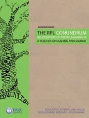Tapa de The RPL Conundrum
Teacher Education in South Africa