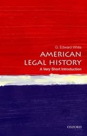 Tapa de American Legal History
Very Short Introductions