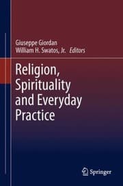 Tapa de Religion Spirituality And Everyday Practice
