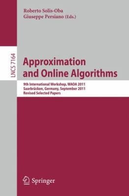 Tapa de Approximation and Online Algorithms
Lecture Notes in Computer Science Theoretical Computer Sci