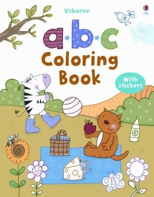 Tapa de ABC Coloring Book With Stencils