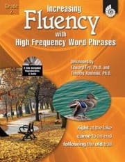 Tapa de Increasing Fluency with High Frequency Word Phrases Grade 2 With 2 CDROMs
Increasing Fluency with High Frequency Word Phrases