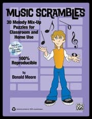 Tapa de Music Scrambles 30 Melody Mixup Puzzles For Classroom And Home Use