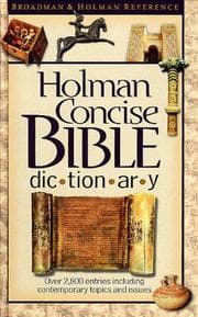 Tapa de Holman Concise Bible Dictionary (Broadman & Holman Reference)