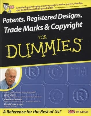 Tapa de Patents Copyrights And Trademarks For Dummies