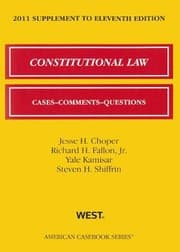 Tapa de 2011 supplement to Constitutional Law
