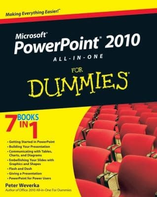 Tapa de Powerpoint 2010 Allinone For Dummies