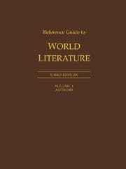 Tapa de Reference guide to world literature