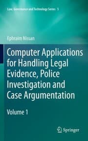 Tapa de Computer Applications For Handling Legal Evidence Police Investigation And Case Argumentation