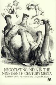 Tapa de Negotiating India In The Nineteenth Century Media