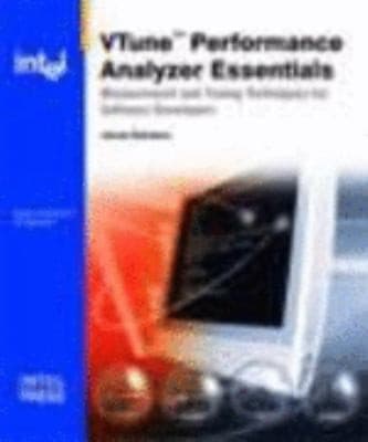 Tapa de Vtune Performance Analyzer Essentials Measurement And Tuning Techniques For Software Developers