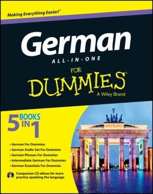 Tapa de German Allinone For Dummies