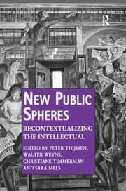 Tapa de New Public Spheres Recontextualizing The Intellectual