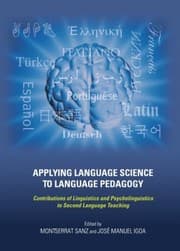 Tapa de Applying Language Science To Language Pedagogy Contributions Of Linguistics And Psycholinguistics To Second Language Teaching