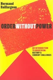 Tapa de Order Without Power An Introduction To Anarchism History And Current Challenges